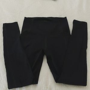 Girlfriend Collective Black High Rise Pocket Legging (S)